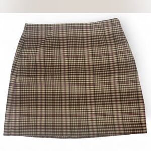 Ann Taylor Plaid Mini Skirt
